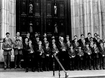 1980s Choir St. Patricks in New York