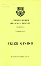 1971 Prize Giving