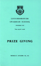 1981 Prize Giving