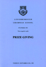 1990 Prize Giving